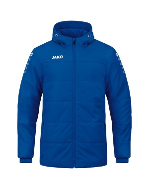 Coachjacke Team mit Kapuze / Polyester-Ribstop