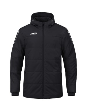 Coachjacke Team mit Kapuze / Polyester-Ribstop