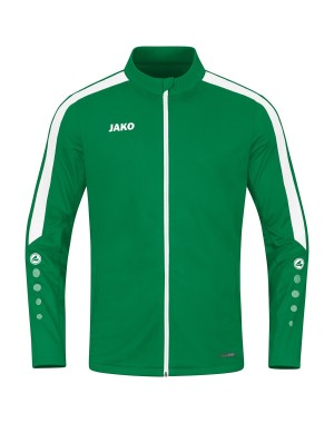 Polyesterjacke Power / Matt-Polyester-Tricot